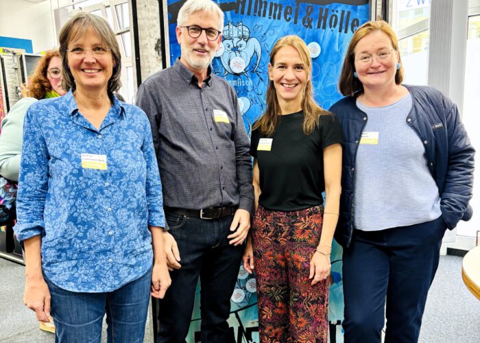 Das Team des Kinderschutzbund bei der Eröffnung der echt krass Ausstellung