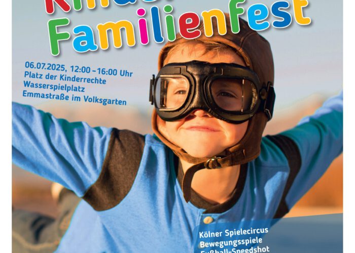 Plakat zum Kinder- und Familienfest am 6. Juli 2025